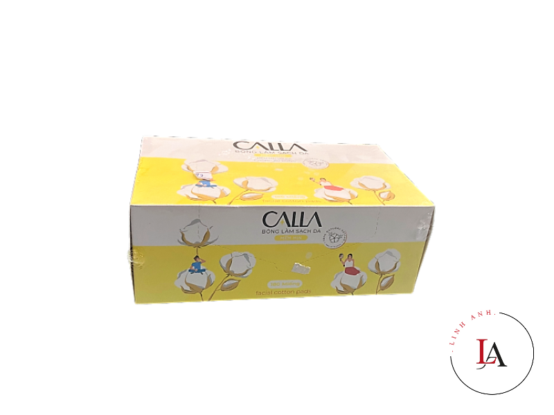 Bông Tẩy Trang Calla mềm mịn 180 miếng